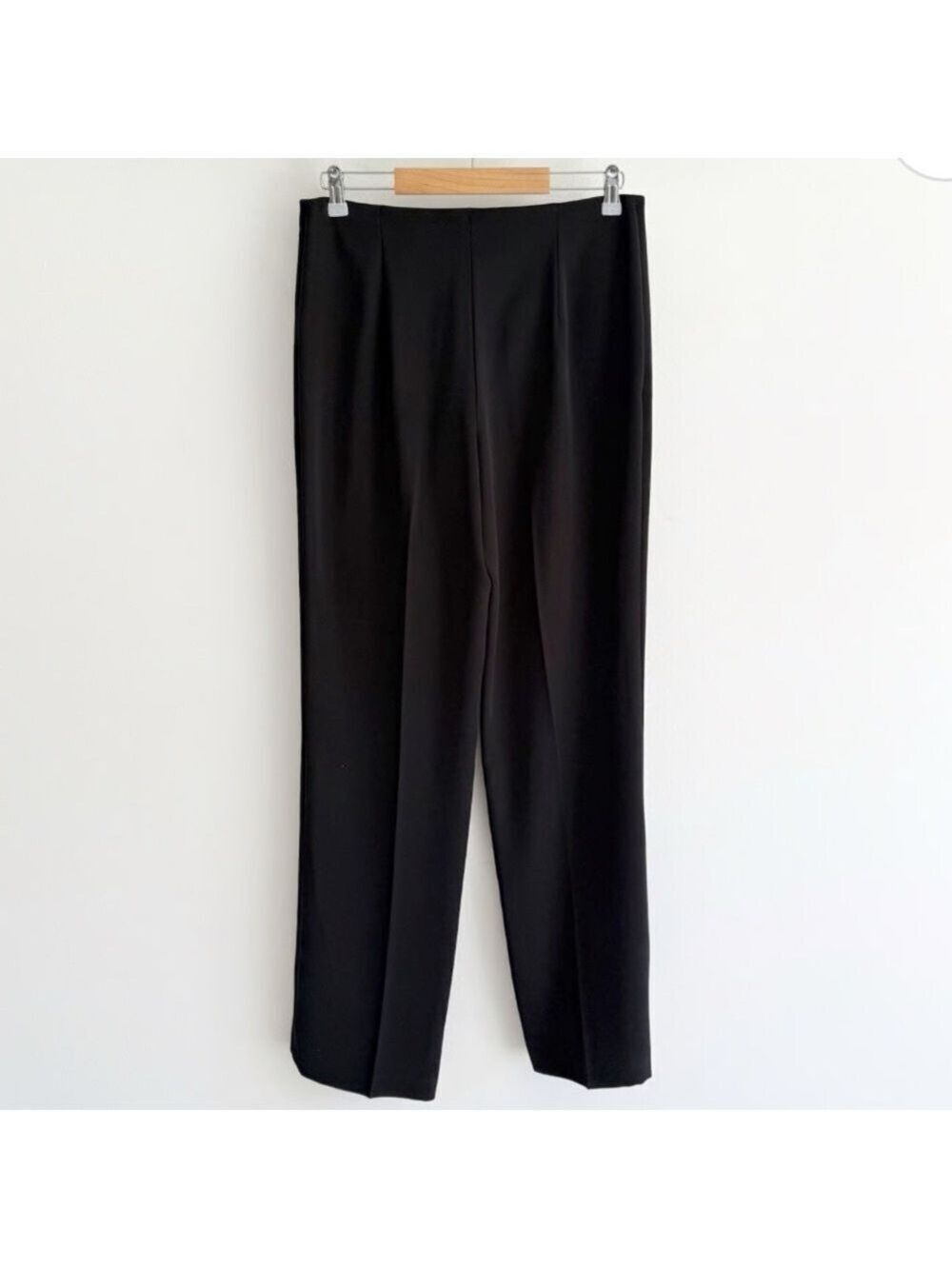 Joseph Ribkoff High Waisted Front Zip Black Dress Pants Straight Leg, size 10